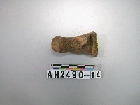 藏品(紅色夾砂陶把)的圖片